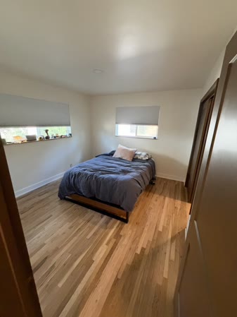 Sep 29, 2026. Wider doorway view of the master bedroom after move-in
