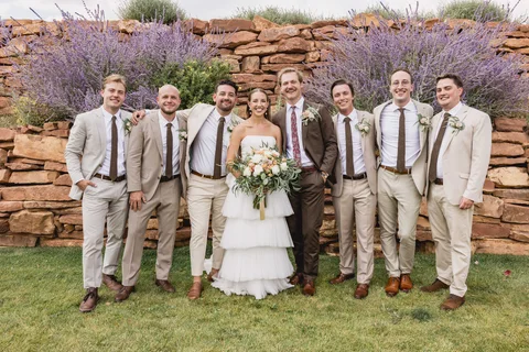 Fun Group Lily Wedding