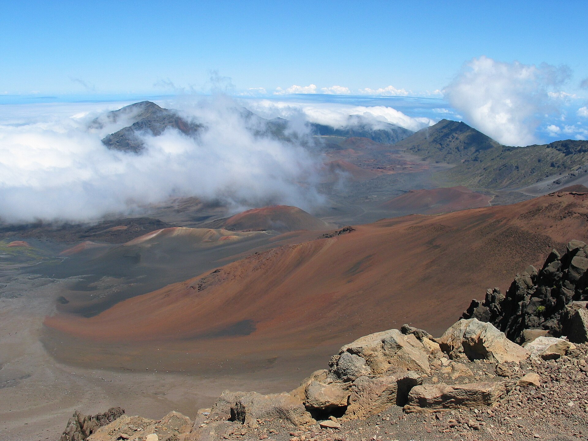 Haleakala crater on Maui