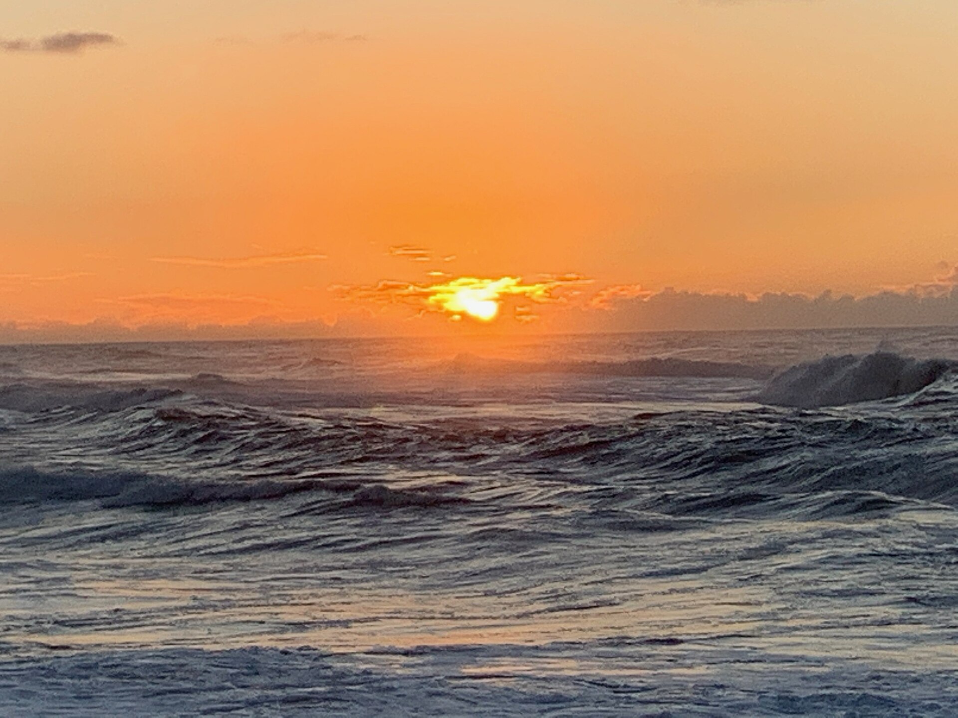 Sunset on the North Shore near Ke Iki Beach